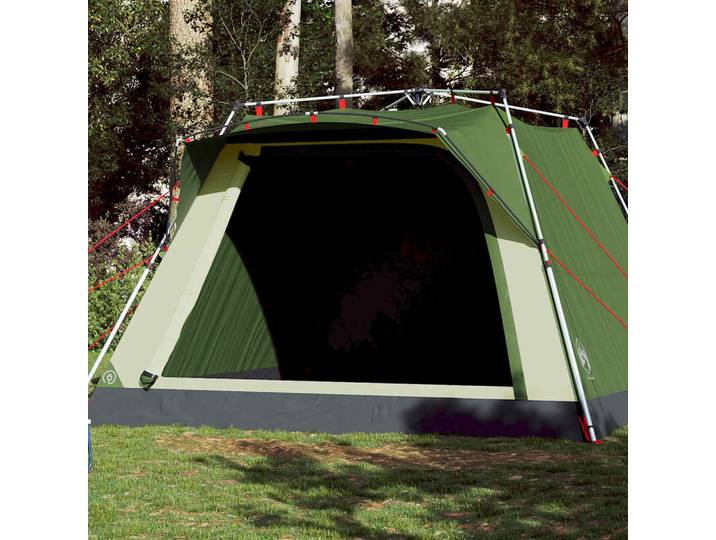 vidaXL Campingzelt 4 Personen Grün Quick Release