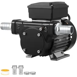 VEVOR Kraftstofftransferpumpe, 230V AC, elektrische Diesel-Transferpumpe, 60 L/min, maximale Saughöhe 2,4 m, maximale Förderhöhe 13,7 m, für Kerosin, Biodiesel, landwirtschaftliche Maschinen