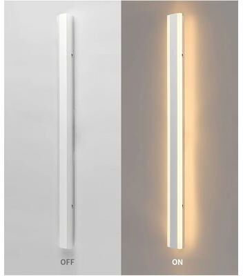 Uplifted Goods Modern Outdoor Wall Sconce Lighting white neutral Light No Rc 80x8 Cm