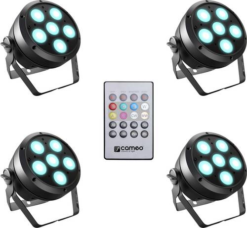 Cameo ROOT PAR 6 SET 1 LED-PAR-Scheinwerfer Anzahl LEDs (Details): 6 12W Schwarz