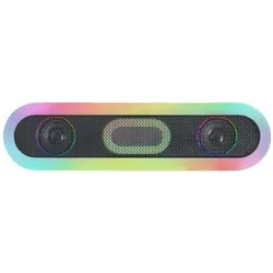Mars Gaming Enceinte Barre De Son Msb-Orb RGB (Noir) (20 W), Soundbar, Schwarz