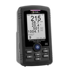 PCE Instruments PCE-AQD 20 CO2-Messgerät für 5 Parameter Temperatur Luftfeuchte CO2 PM2,5 Luftdruck SD Speicher