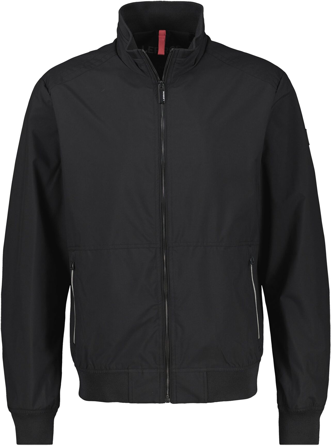 Blouson LERROS "Blouson leicht gefüttert in GROSSEN GRÖSSEN", Herren, Gr. 4XL, schwarz, 100% Polyester, Jacken Blouson, Herren Blouson in Übergrösse, Wasser- und windabweisend, Atmungsaktiv schwarz 4XL