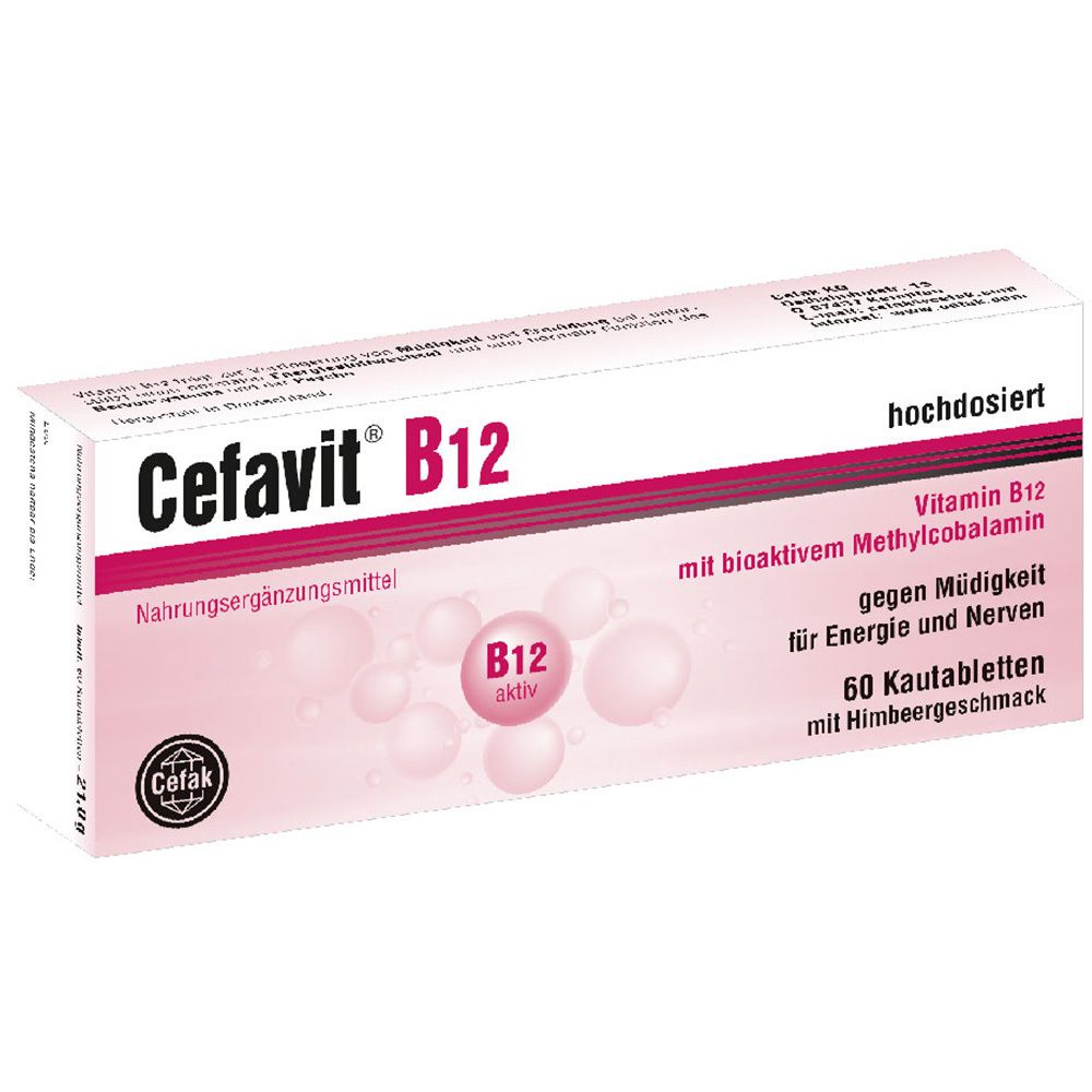 Cefavit B12 Kautabletten 60 St