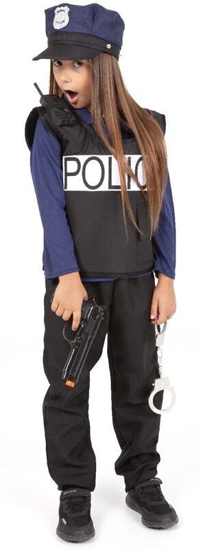 Déguisement Luxe Policier complet 8-10 ans - Rubies
