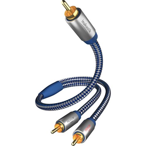 in-akustik Premium Y Subwoofer Kabel Cinch - 2x Cinch 3,0 m