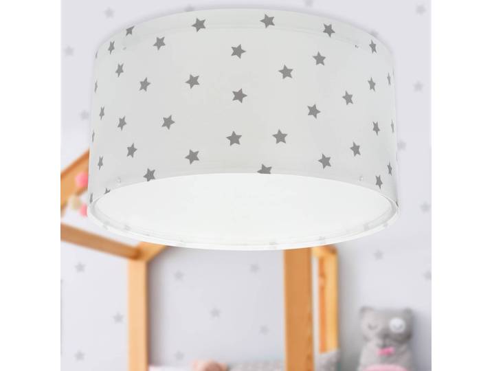 Dalber Deckenlampe STAR LIGHT, dimmbar, weiß / opal, für Kinderzimmer, Kunststoff, Deckenlampe
