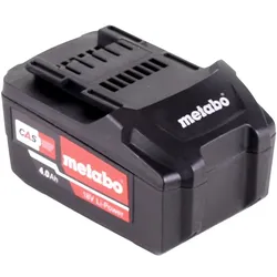 Metabo, Werkzeugakku + Ladegerät, Akku Set 4x Li-Power Akkupack 18 V 4,0 Ah CAS Li-Ion Akku ( 4x 625591000 ) mit Ladestandsanze (18 V)