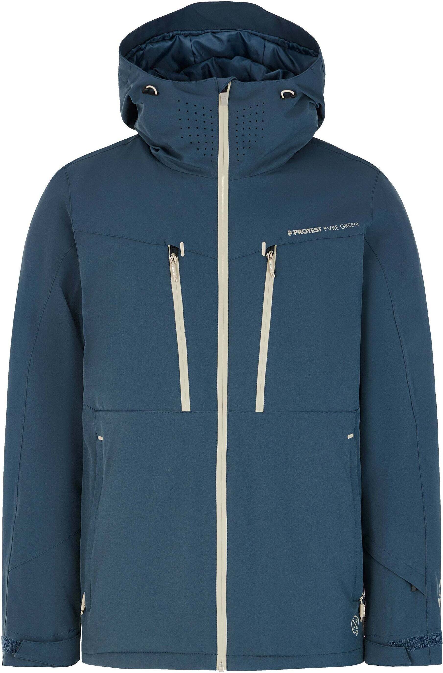 Skijacke PROTEST "Skijacke PRTTIMOTHY", Damen, Gr. L, blau (twilight navy), Obermaterial: 100% Polyester PES., Jacken Skijacke twilight navy L