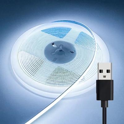 Uplift Picks Ultra Slim 5V COB LED Strip Light 3mm 5mm 8mm Dimmable Tape white 8mm 5m