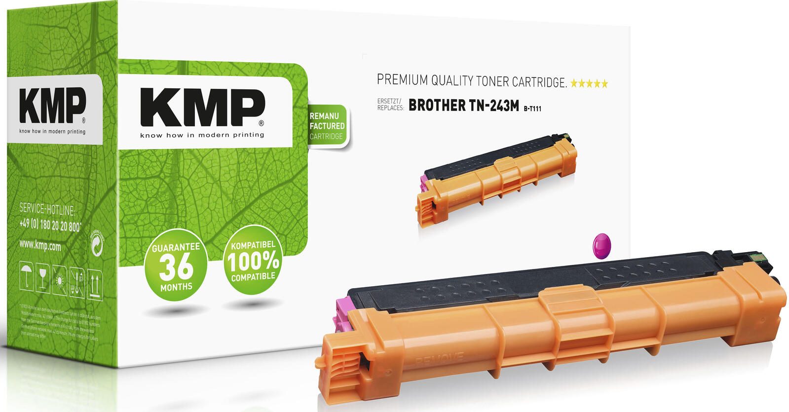 KMP Toner B-T111 magenta kompatibel zu brother TN243M 1268,0006