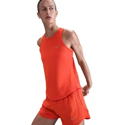 NIKE Tempo Dri-FIT Running Tanktop Damen 633 - picante red/reflective silv L