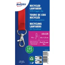 AVERY Zweckform Lanyards rot