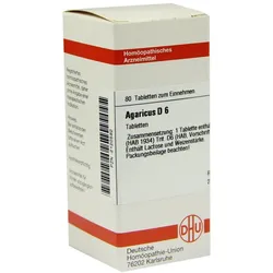 Agaricus D 6 Tabletten 80 St