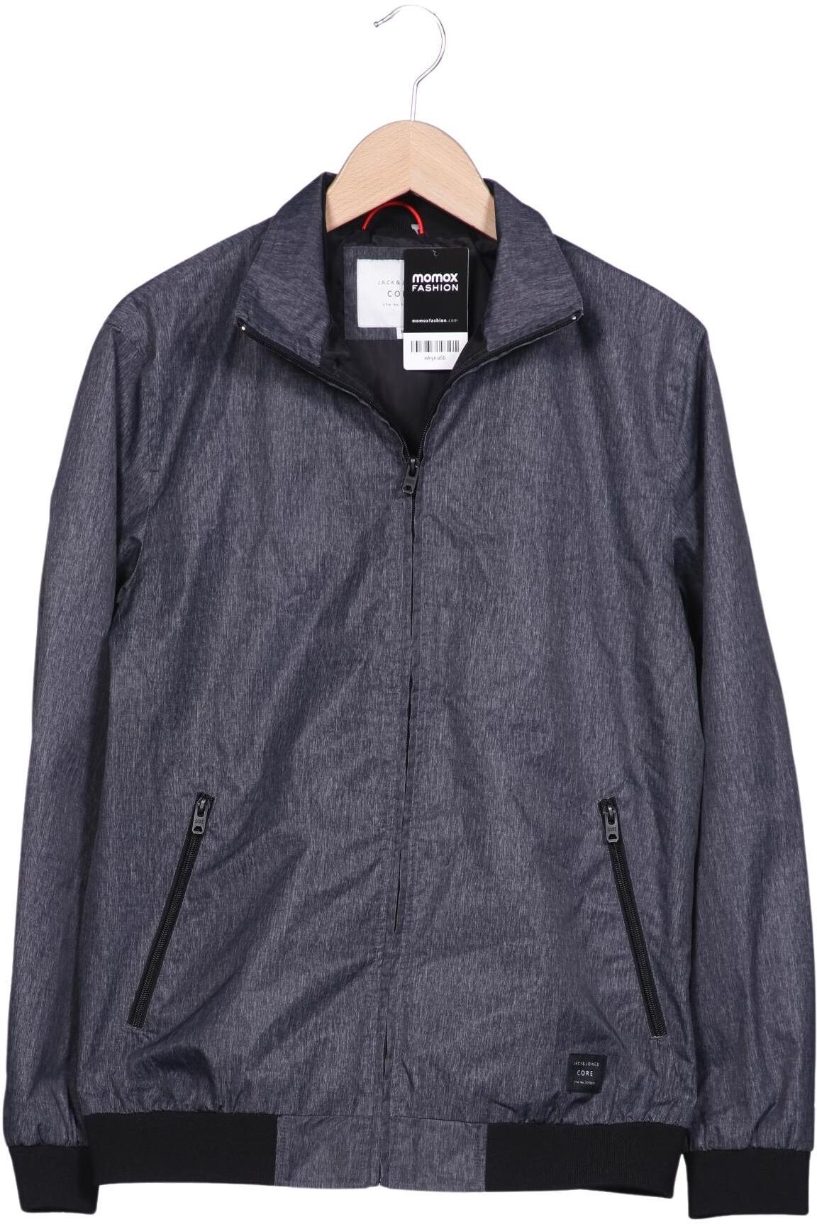 Jack & Jones Herren Jacke, Grau, Gr. M, Synthetik - Second Hand