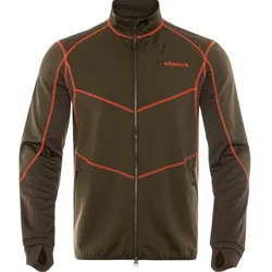 Härkila Herren Scandinavian Fleecejacke - M - willow green/shadow brown