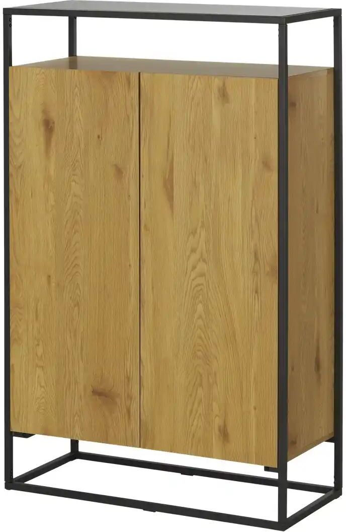 Höffner Highboard  Ustica ¦ holzfarben ¦ Maße (cm): B: 90 H: 140 T: 40.0
