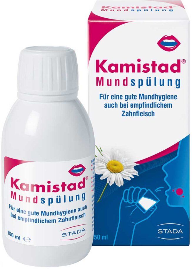 Kamistad Mundspülung bei Zahnfleischentzündungen und Aphten