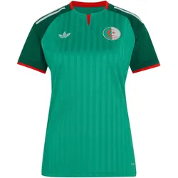 adidas FAF Algerien Auswärtstrikot WM 2026 Damen JZ0275 - court green XXL