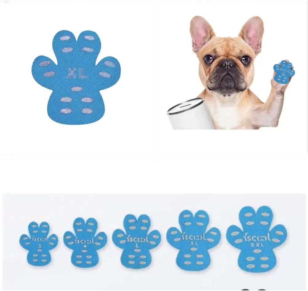 INF Coussinets de Protection Antidérapants et Imperméables pour Pattes de Chien - Paquet de 24 XXL