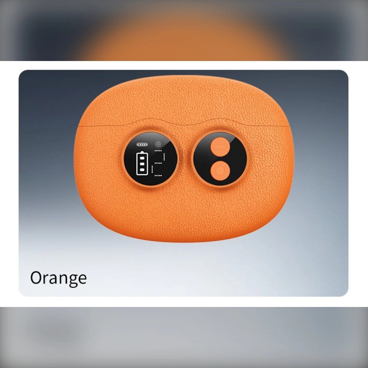 INF Multifunktionaler elektrischer Nagelknipser – One-Touch automatischer Trimmer mit LED, Nano-Glas-Nagelfeile, austauschbarem Orange