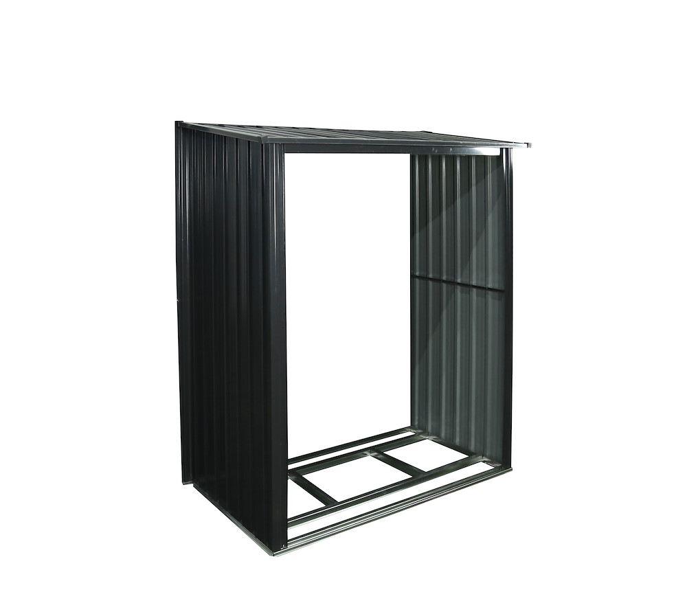 JUNGELMAR Anbau-Holzunterstand 153x81x170cm, anthrazit 16956200