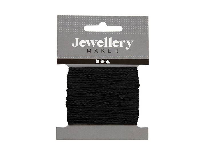 Creative Company Macramé-Kordel Schwarz 1 mm