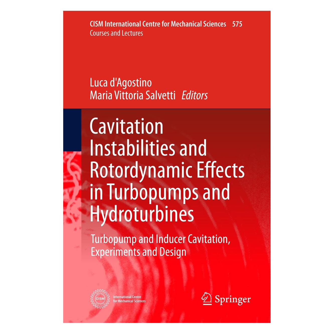 Springer Cavitation Instabilities and Rotordynam (Englisch, Hardcover, Luca D'Agostino, Maria Vittoria Salvetti) (9783319497174)