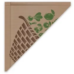 1000 Obst- und Gemüsetüten 750 g aus Papier 310x310 mm - Sicher und stabil
