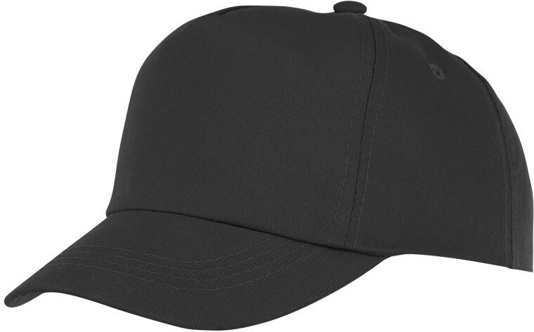 Casquette enfant personnalisable 5 panneaux 175 g/m² Feniks noir