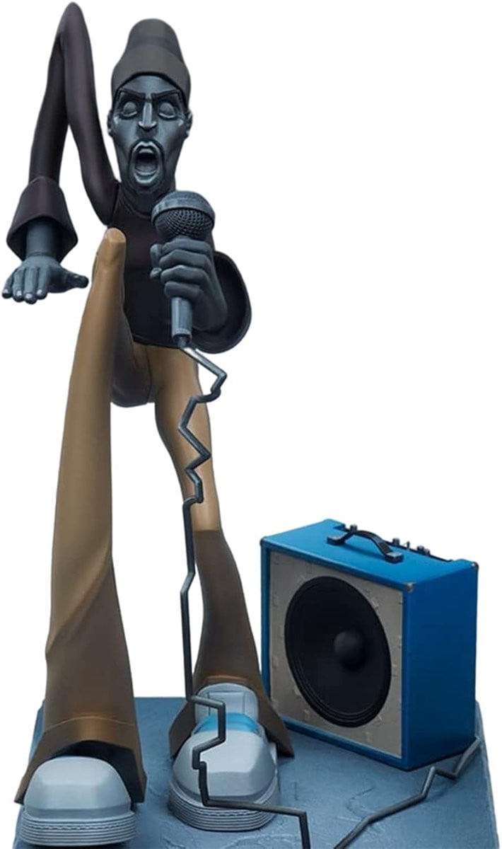 Modern Abstract Hip Hop Figuur Sculptuur - Hars Standbeeld voor Desktop Decoratie