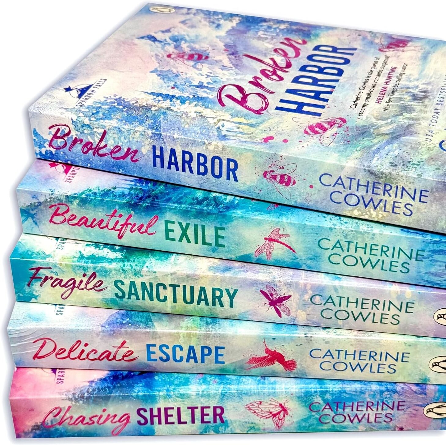 Sparrow Falls Series 1-5 Books Collection Set By Catherine Cowles
