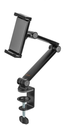 myWall HT33L universele tablet- en smartphonehouder met beschermende siliconen, volledig beweegbaar