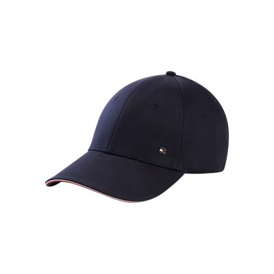 Baseball Cap TOMMY HILFIGER "TH CORPORATE COTTON 6 PANEL CAP", Herren, blau (space blau), Baumwolle, Caps