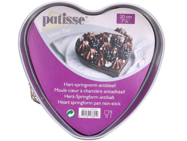 Patisse Silver-Top Hart Springvorm 20cm