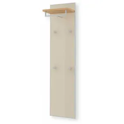 Voss Möbel Garderobenpaneel Gardone Glas Braun Sahara
