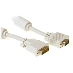 ACT DVI-A VGA connection Cables (2 m), Videokabel, Weiss