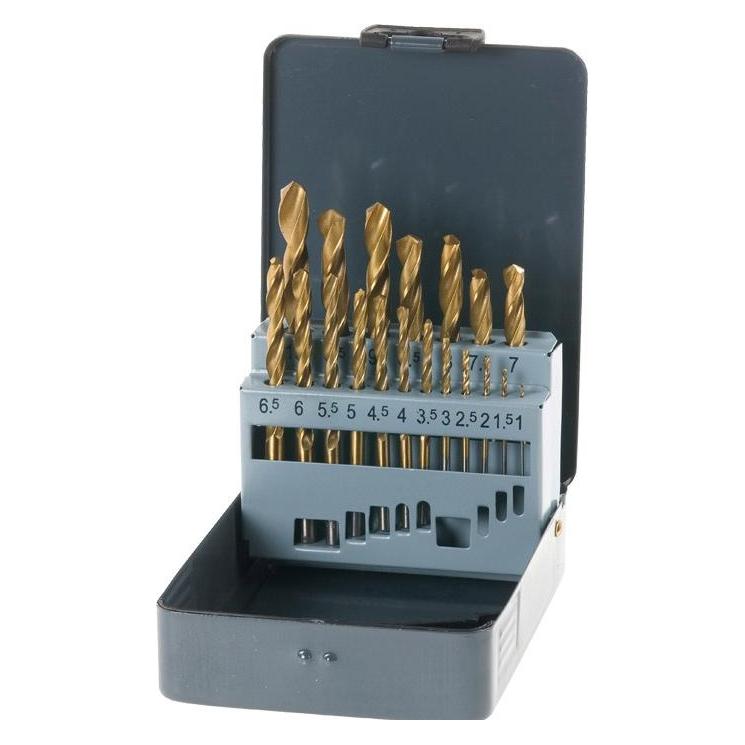 kwb 19 HSS TIN Metallbohrer 1-10 IndKass (1 Millimeter, 1.5 Millimeter, 10 Millimeter, 2 Millimeter, 2.5 Millimeter, 3 Millimeter, 3.5 Millimeter, 4 Millimeter, 4.5 Millimeter, 5 Millimeter, 5.50 Millimeter, 6 Millimeter, 6.5 Millimeter, 7 Millimeter, 7.5 Millimeter, 8 Millimeter, 8.5 Millimeter, 9 Millimeter, 9.5 Millimeter) (421856)