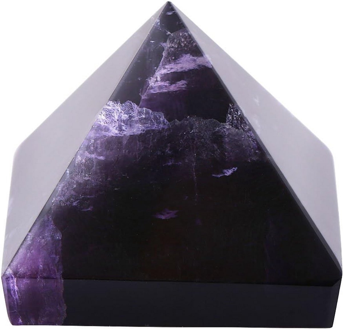 Amethist Piramide Kristal - Paars Decoratief Beeldje voor Feng Shui - 3 cm