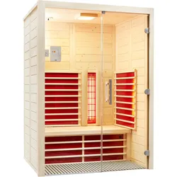 Infraworld Infrarotkabine Vario Natura 147 Glas inkl. 5-teiligem gratis Zubehörset