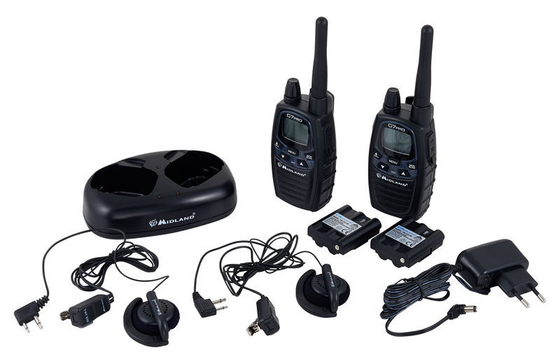 Midland G7 Pro Case Set 2 MKII nero