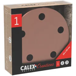 Calex | Deckenplatte aus Metall | Ø100mm | 5 Löcher | Kupfer matt