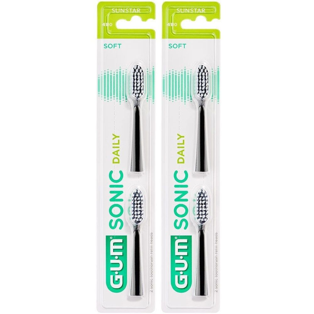 GUM Sonic Daily ERS Schwar x2 2x2 St Zahnbürste