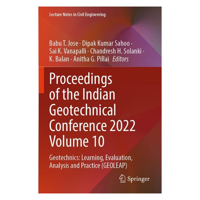 Springer Proceedings of the Indian Geotechnical Conference 2022 Volume 10 (Englisch, Softcover) (69169494)