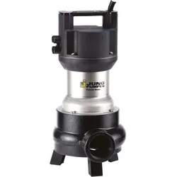 Jung Pumpen Schmutzwasserpumpe JP09406 US 75 E, mit Stecker, 10 m Leitung