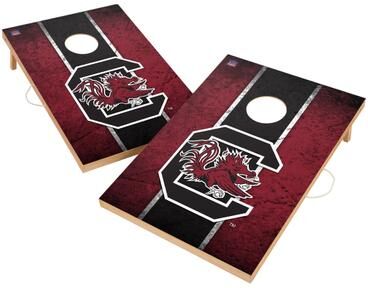 Skip's Garage Vintage South Carolina Gamecocks USC 2x4 Tailgate Cornhole Boards