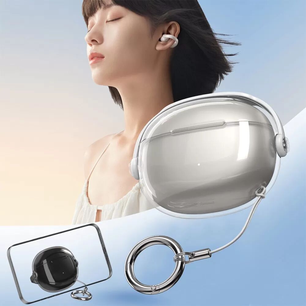 INF Kreative Schutzhülle kompatibel mit LolliPro3 Bluetooth-Ohrhörern – Stoßfest, Staubdicht, mit Transparent