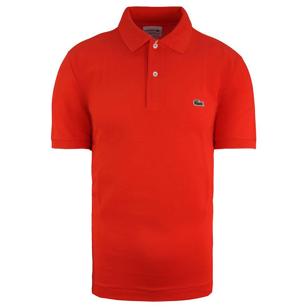Lacoste Classic Fit Herren-Poloshirt in Orange