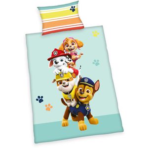Herding Bettwäsche Paw Patrol Friends, 2432404063, Renforcé, Kissenbezug 40x60 cm und ein Bettbezug 100x135 cm