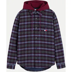 Oversized-Fit Dobby-Overshirt Mehrfarbig L